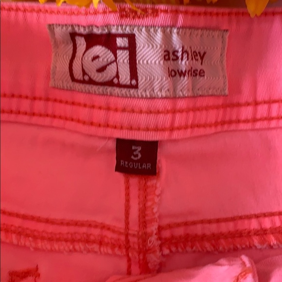 Lei Neon Pink Ashley Low Rise Skinny Jeans  NWT - Picture 7 of 10